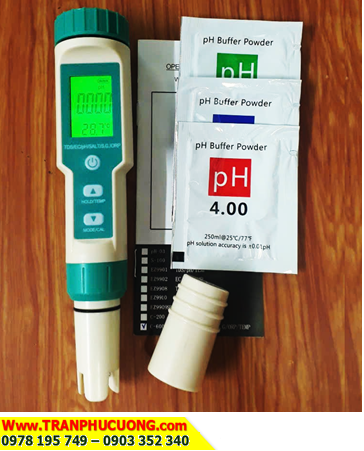 YY-C600, Máy đo 7 in 1 YY-C600 (đo PH, EC, TDS, Độ mặn, S.g, ORP, Nhiệt độ) chuẩn IP67 chính hãng /Bảo hành 03 tháng