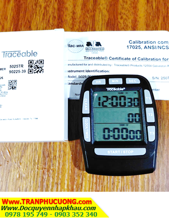 TRACEABLE 5025_Đồng hồ đếm lùi - đếm tiến 03 kênh Control 5025 Traceable® Triple-Display Timer_Đã được hiệu chuẩn tại Mỹ| CÓ HÀNG SẴN