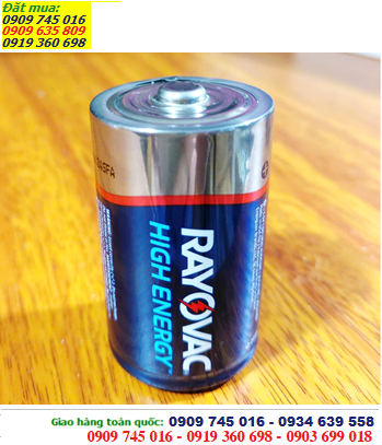 Pin Rayovac LR20, Pin đại D 1.5v Alkaline Rayovac LR20 HighPower chính hãng (Gói 01viên)