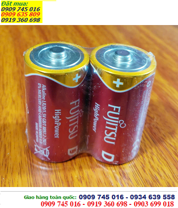 Pin Fujitsu LR20F(2S) ; Pin LR20F(2S); Pin đại D 1.5v Alkaline HIGH POWER Fujitsu LR20F(2S) Vỉ 2viên
