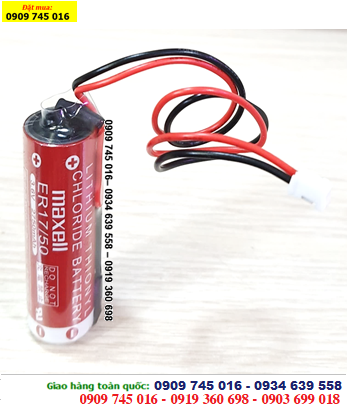 MAXELL ER17/50, Maxell ER17/50 Lithium 3.6V A 2750mAh chính hãng _Xuất xứ NHẬT |HÀNG CÓ SẲN