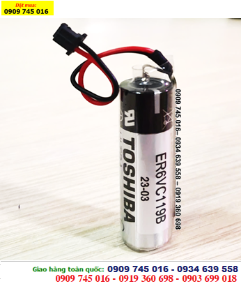 Pin Mitsubishi ER6VC119B Lithium 3.6V nuôi nguồn PLC-CNC Made in Japan | hàng có sẳn