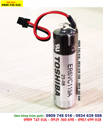 Pin Mitsubishi ER6VC119A Lithium 3.6V nuôi nguồn PLC-CNC Made in Japan | hàng có sẳn