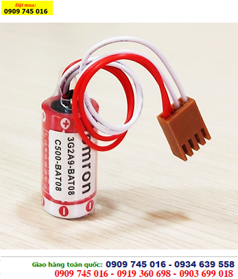 OMRON C500-BAT08, Pin OMRON C500-BAT08 lithium 3.6V 2/3A 1600mAh chính hãng _Xuất xứ NHẬT | HÀNG CÓ SẲN