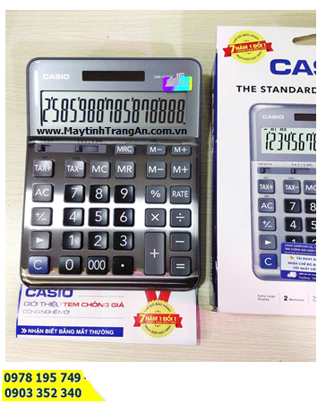 Casio DM-1600F (MẪU MỚI), Máy tính tiền Casio DM-1600F loại 16 số Digits chính hãng /BẢO HÀNH 7 năm