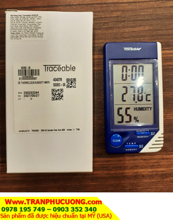 Traceable 4040; Ẩm kế 20%RH - 90%RH, Nhiệt kế 0°C đến 50°C _Traceable 4040 Monitoring Traceable Hygrometer| HÀNG CÓ SẲN