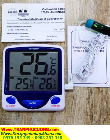 Traceable 4648; Nhiệt kế VACINE -50°C đến 70°C _Traceable 4648 Jumbo Traceable Refrigerator/Freezer Therm| HÀNG CÓ SẲN