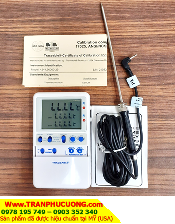 Traceable 4244; Nhiệt kế tủ thuốc Traceable 4244 Extreme-Accuracy Standards Thermometer 0.00°, 25.00°, 37.00° |HÀNG CÓ SẲN