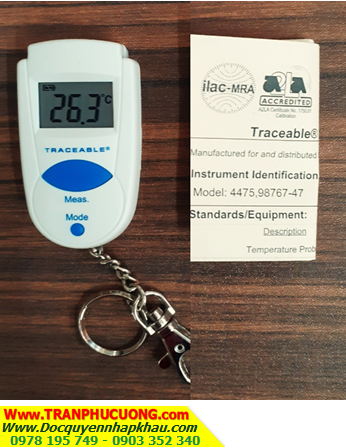 Traceable 4475; Nhiệt kế hồng ngoại –22°C đến 110°C  _Traceable 4475 4475 Mini-IR Traceable Thermometer (Đã hiểu chuẩn tại Mỹ) | HÀNG CÓ SẲN