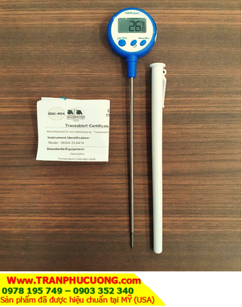 Traceable 6419, Nhiệt kế Que thăm nhiệt –50 đến 250°C Traceable 6419 Precision Traceable Lollipop Thermometers /Đã hiệu chuẩn tại MỸ |HÀNG CÓ SẲN