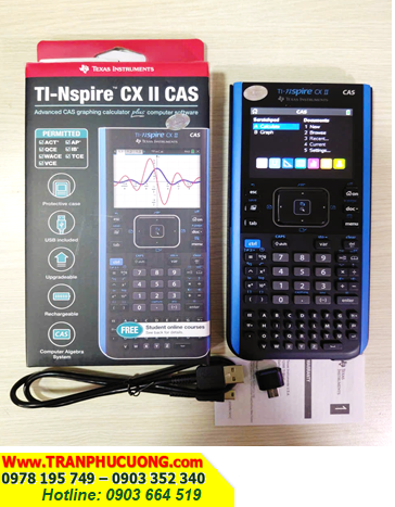 Texas Instruments TI-Nspire™ CX II CAS; Máy tính Khoa học Vẽ đồ thị Texas Instruments TI-Nspire™ CX II CAS Graphing Calculator /CÒN HÀNG