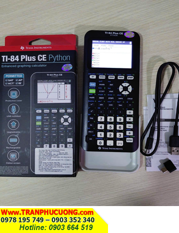 Texas Instruments Ti-84Plus CE PYTHON, Máy tính khoa học Lập trình Vẽ Đồ Thị Texas Instruments Ti-84Plus CE PYTHON /MẪU MỚI-CÓ SẲN