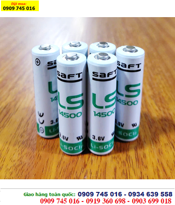 SAFT LS14500, Pin Saft LS14500 Lithium 3,6V AA 2600mAh chính hãng (Xuất xứ PHÁP) Hàng có sẳn