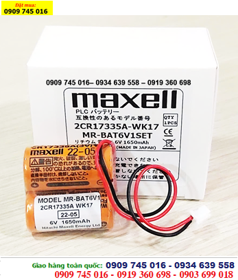 Pin Mitsubishi MR-BAT6V1SET; Pin 2CR17335A-WK17; Pin nuôi nguồn Mitsubishi MR-BAT6V1SET _Xuất xứ Nhật