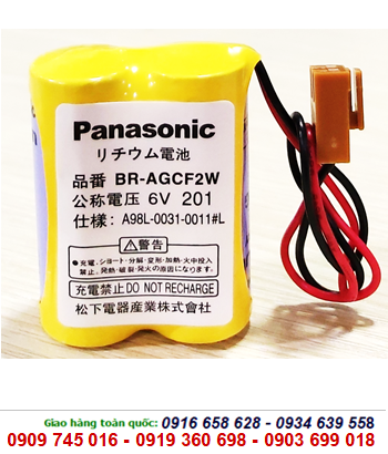 Pin Panasonic BR-AGCF2W  lithium 6V chính hãng nuôi nguồn PLC-CNC Made in Japan| hàng có sẳn