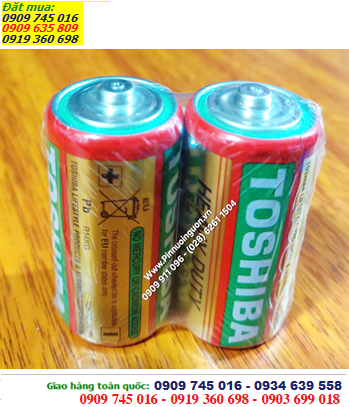 Pin Toshiba R14KG; Pin R14KG; Pin trung C 1.5v Toshiba R14KG Heavy Duty _Vỉ 2viên