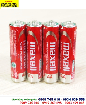 Pin Maxell R6P(AR)4P; Pin AA 1.5v Maxell R6P(AR)4P Super Power ACE chính hãng | Vỉ 4viên